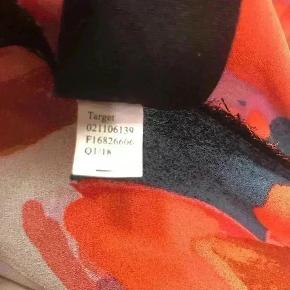 Who What Wear Floral Tropical Career Business Button Up Long Sleeve Blouse Sz 1X - Picture 10 of 11